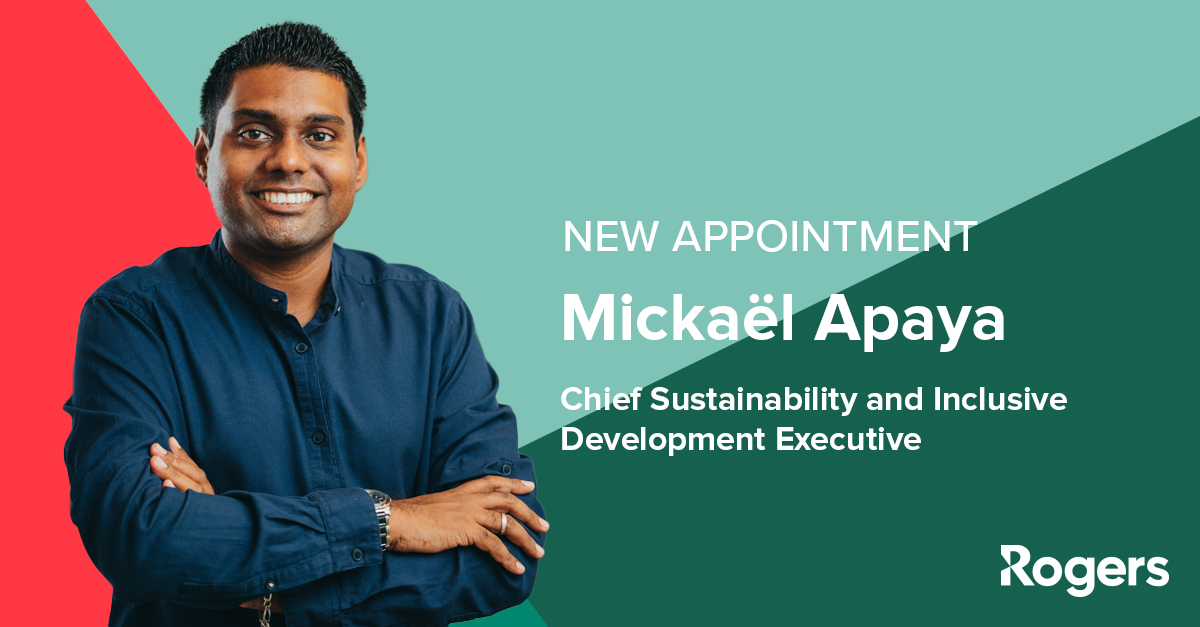 Mickaël Apaya as Chief Sustainability and Inclusive Development Executive